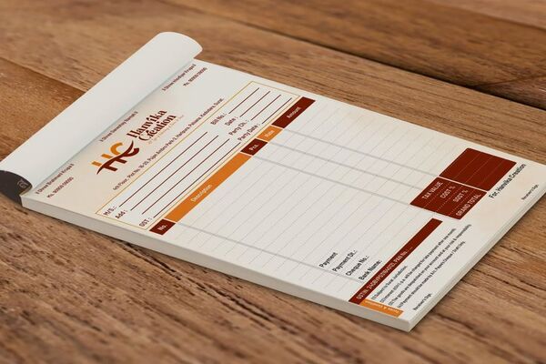 Bill Books printed by Super Printers, Pallavaram Chennai