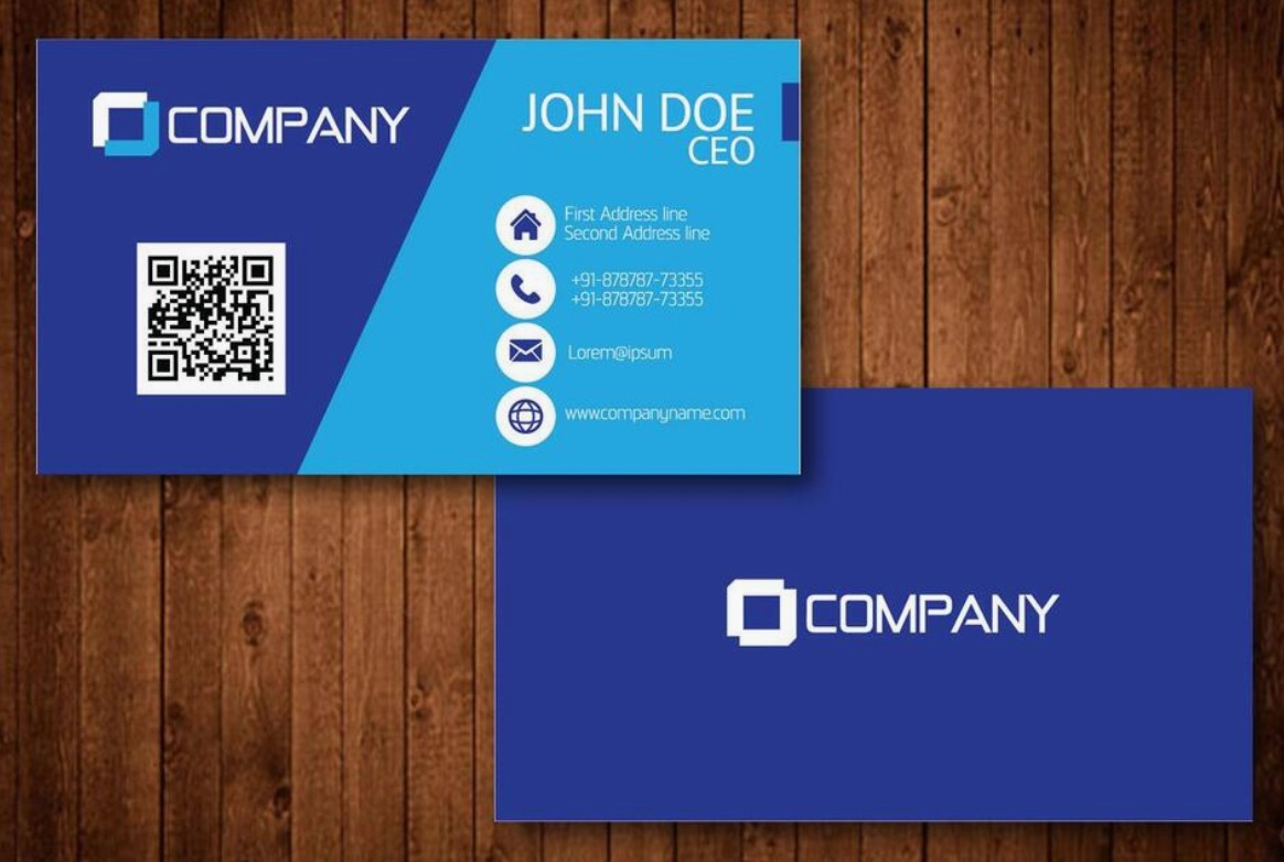 Diagonal Blue Layout